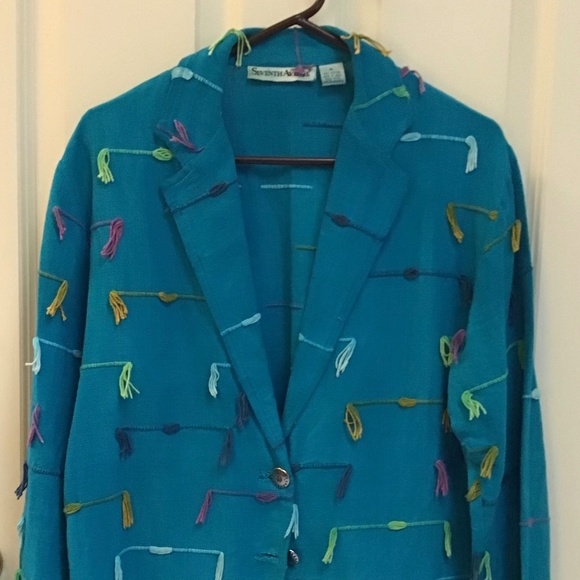 Seventh Avenue Boho String jacket - Picture 3 of 3